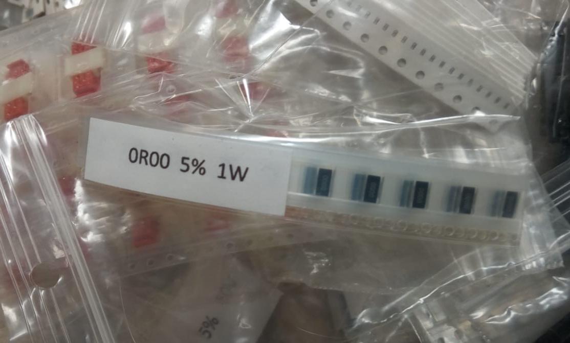 SMD resistors in bags