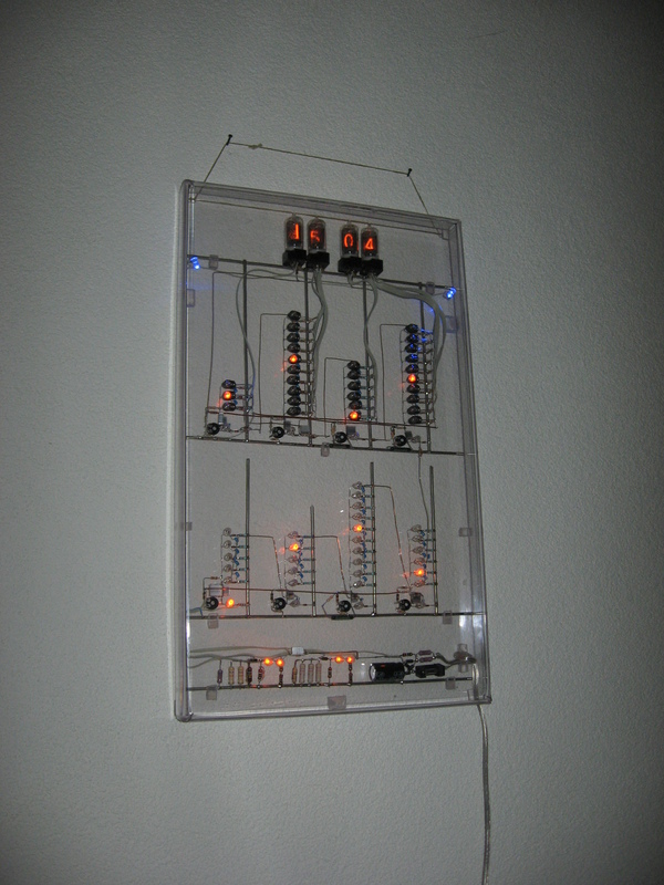 [photo of the clock hanging on the wall]