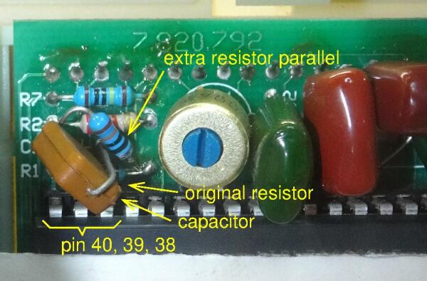 [extra resistor in an ICL7106 voltmeter]